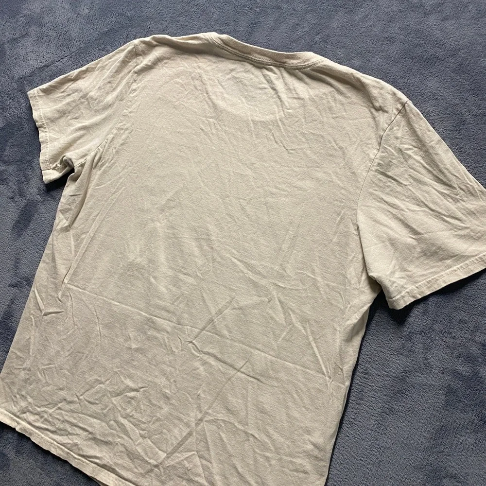 Adidas Amplifier Tee Mens Large Tan Camo Box Logo Graphic T-Shirt